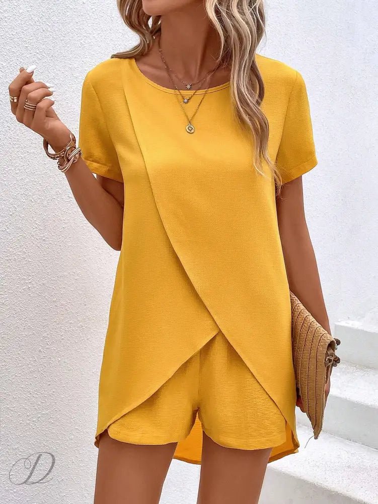 Conjunto Lia Amarelo / P